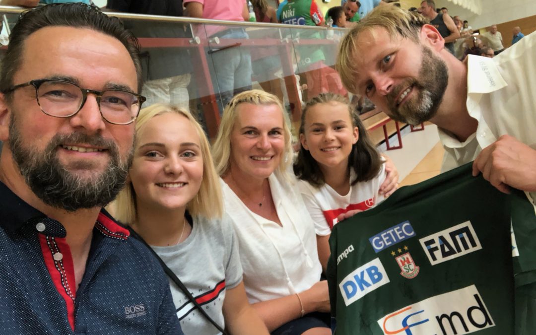 Abendessen mit den Handballern des SC Magdeburg